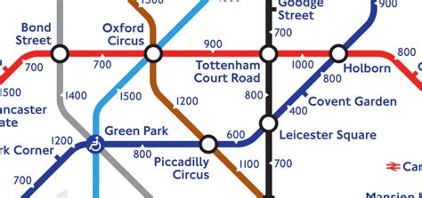 Tfl Issues “tube Map” For Walking Distances
