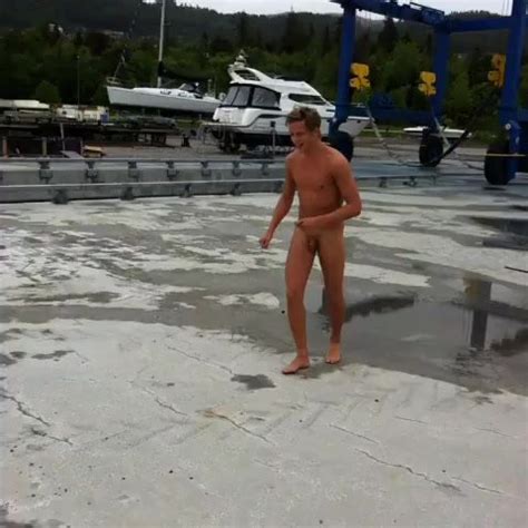 Public Diving Naked Off The Dock Thisvid Com Sexiz Pix