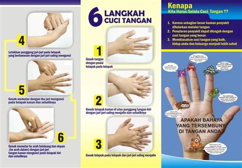 Langkah cuci tangan pakai hand sani. Jual SALE Leaflet Brosur Etika Etika Batuk dan Cuci Tangan ...