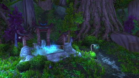 Hd Wallpaper World Of Warcraft Ashenvale Night Elves Forest Alliance Wallpaper Flare