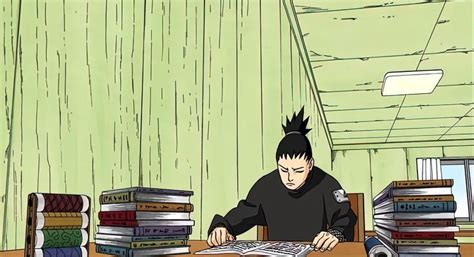 Shikamaru Studying Naruto