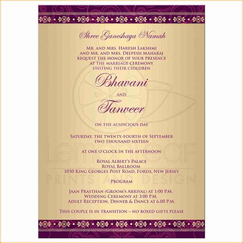 We invite you to be with us as we celebrate the love and devotion of our children on date in a marriage ceremony. Hindu Wedding Card Wordings ~ Wedding Invitation Collection
