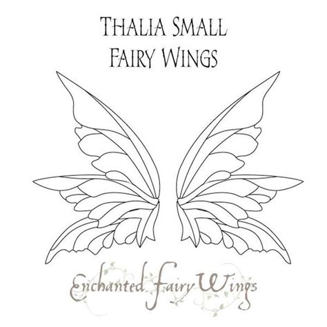 Pdf Download Pattern And Tutorial For Fairy Wings Thalia Small Etsy