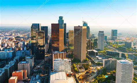 Aerial View Of Downtown Los Angeles — Stock Photo © Melpomene 128588274