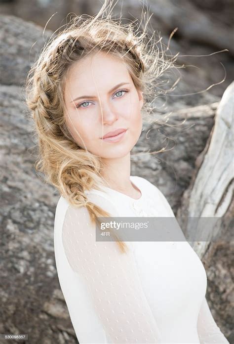 Portrait Of A Natural Beautiful Woman High Res Stock Photo Getty Images
