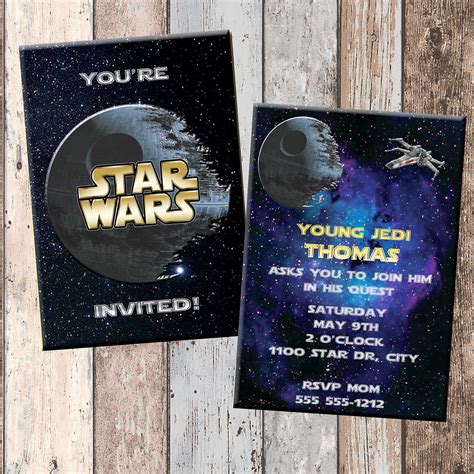 Start studying extending an invitation part 2. Star Wars Personalized Birthday Invitation 2 Sided ...