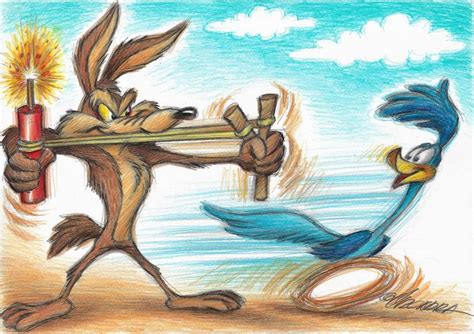 Wile E Coyote And Road Runner Looney Tunes Original Catawiki