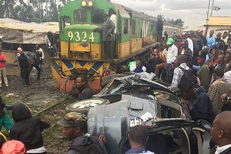 Two Escape Unhurt After Train Rams Their Car In Mutindwa Accident