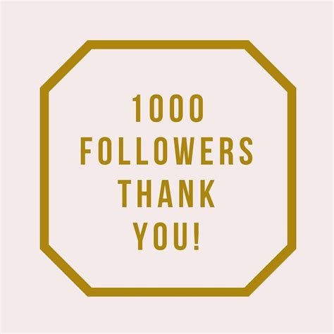 Reached 1000 Followers Thank You Everyone For Following Me I Really Appreciate Your Support