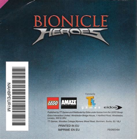 Bionicle Heroes 2006 Nintendo Ds Box Cover Art Mobygames