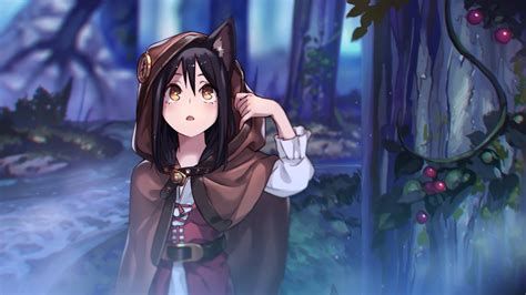 Shop huge selection of anime hoodies online at affordable prices! Wallpaper Anime Girl, Animal Ears, Hoodie, Forest, Plants ...