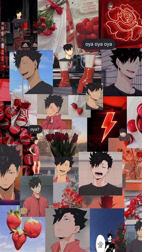 Many Different Images Of Anime Characters With Red Hair And Black Hair