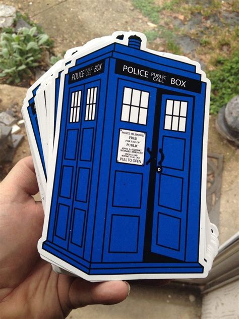 Tardis Stickers 4 Doctor Love Ninth Doctor First Doctor Brainstorm