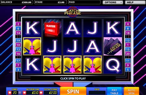 Online poker platforms usually accept a wide array of payment options, but you might find some of them better than others. Catch Phrase Slot Review