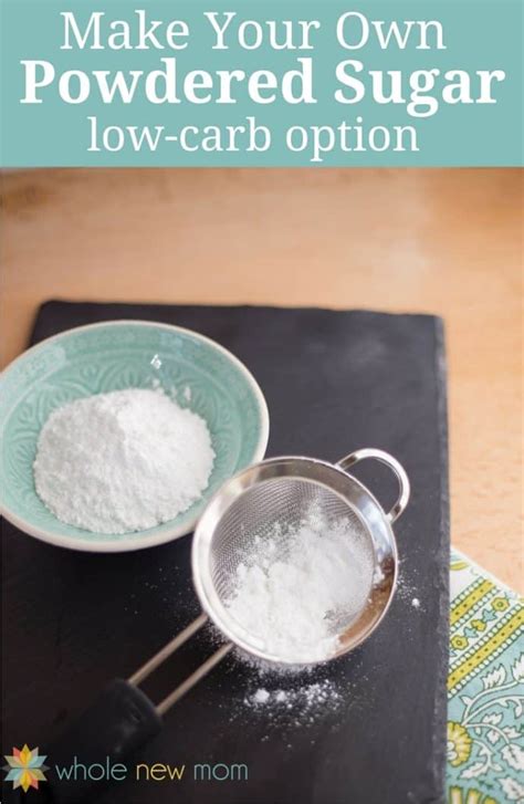 How To Make Powdered Sugar Substitute For Powdered Sugar