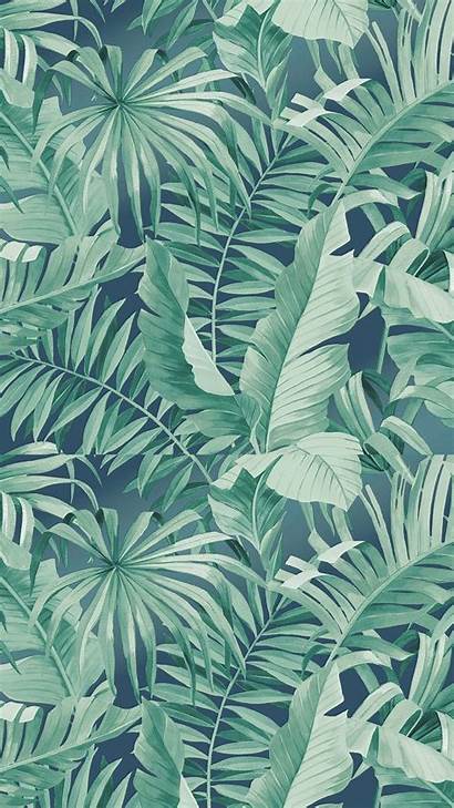 Tropical Iphone Navy Palma Backgrounds Wallpapers Pantalla