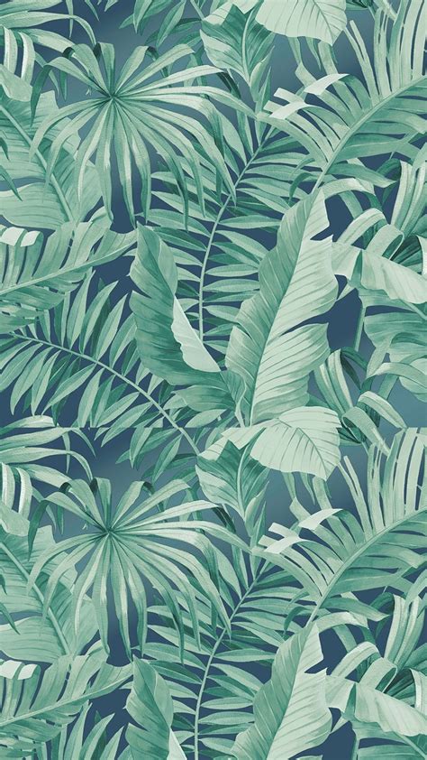 Palma Tropical Wallpaper Navy | Iphone wallpaper tropical, Tropical wallpaper, Wallpaper tropical