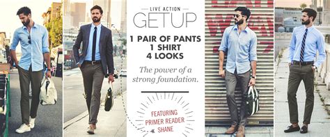 Live Action Getup 1 Shirt 1 Pair Of Pants 4 Looks Primer