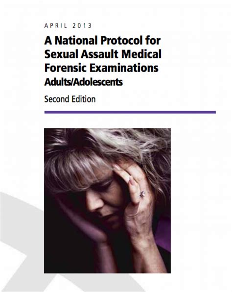 Sexual Assault Medical Forensic Exam Protocol 2nd Edition Forensic