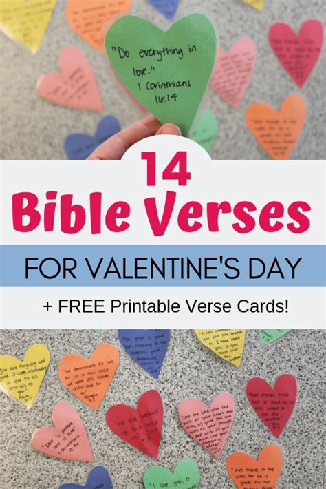 14 Printable Bible Verse Cards For Kids On Valentines Day Live Well