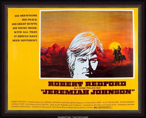 jeremiah johnson 1972 original half sheet movie poster original film art vintage movie posters