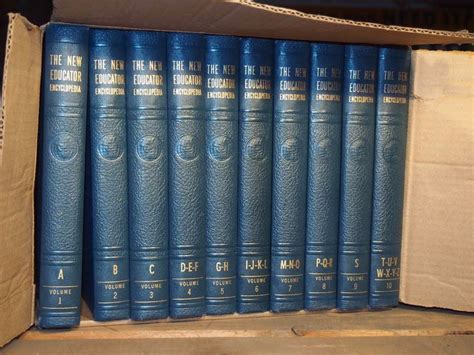 Volume Set Encyclopedia 10 1950s Complete Bodnarus Auctioneering