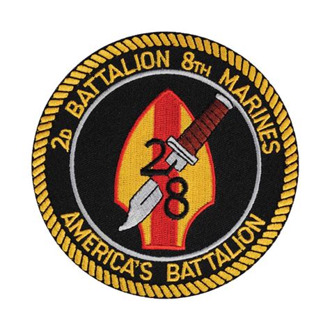 2nd Battalion 8th Marines Patch Sgt Grit