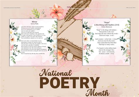 National Poetry Month The Gustavian Weekly