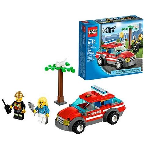 Lego City 60001 Fire Chief Car Lego Lego City Construction Toys