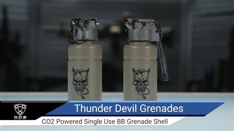 Aps Thunder Devil Co2 Bb Grenades Airsoft Youtube