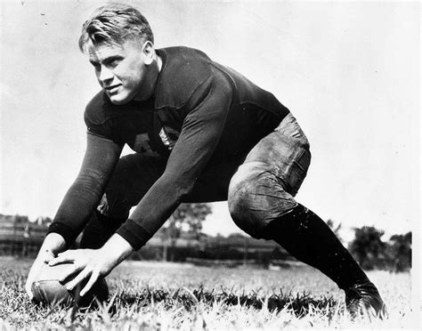 A Young Gerald Ford In His University Of Michigan Football Uniform