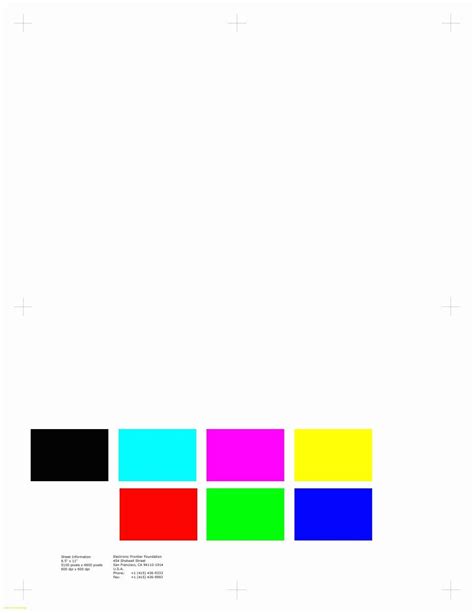 Joe Blog Color Test Page For Printer Pdf