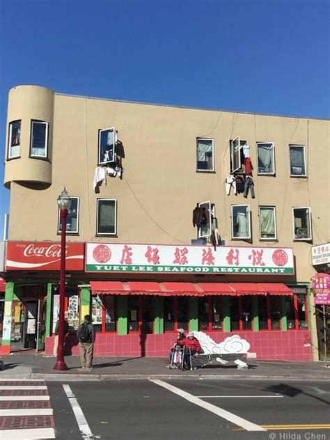 Yeut Lee Restaurant on the corner of Stockton and Broadway. San