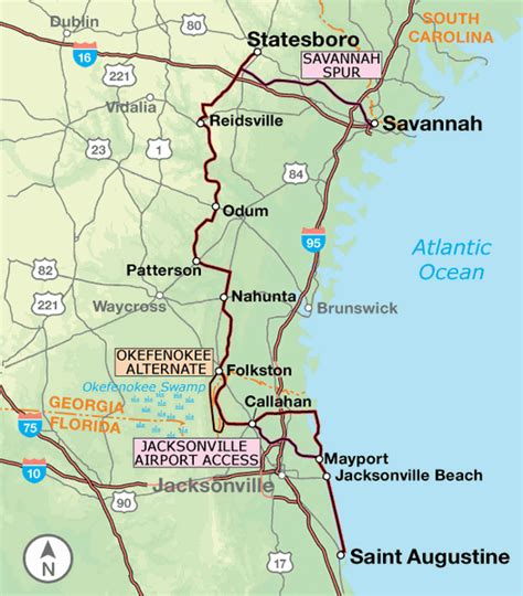 Adventure Cycling Association Atlantic Coast Section 6 Route Maps