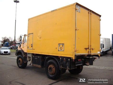 Gerne bieten wir ihnen das fahrzeug, umgebaut nach ihren wünschen, an. Unimog U2150L heater workshop case 1995 Box Truck Photo ...