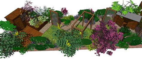 The garden experts at gardena have created a set of standard garden examples. Garden Design Hertfordshire: A long thin landscape garden ...