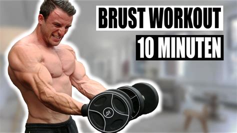 10 Minuten Brust Workout für Zuhause Kombinationsworkout für