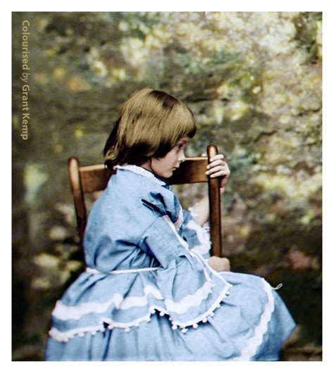 The Real Alice In Wonderland Alice Liddell Aged 7 Photographed By Charles Dodgson Lewis