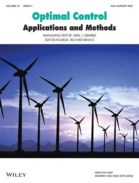 Optimal Control Applications And Methods
