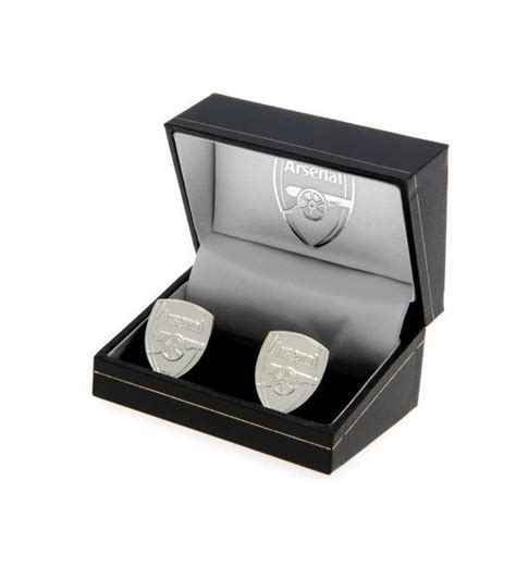Arsenal Fc Silver Plated Cufflinks A Bit Of Home