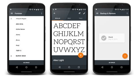 App Fonts Fontster Open Source Material Android Development And