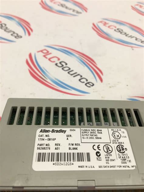 Allen Bradley 1794 Ob16p Series A Flex Io Output Module