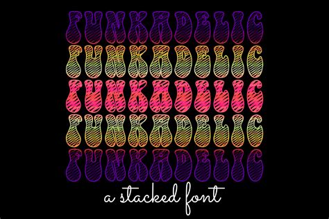 Funkadelic Font By Wadlen Creative Fabrica