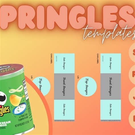 Pringles Can Template Etsy