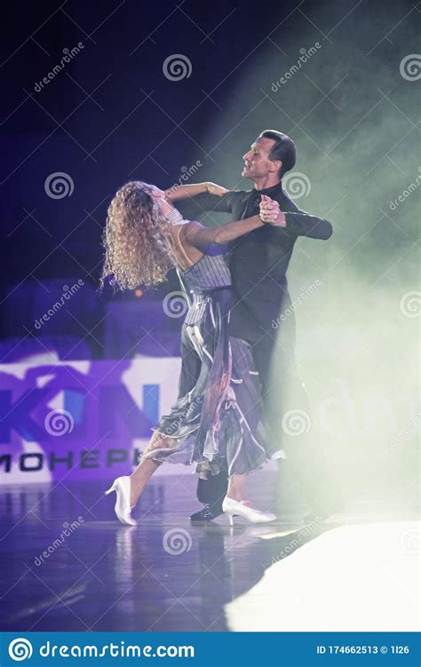 Mirko Gozzoli And Edita Daniute Performing Show Editorial Stock Photo