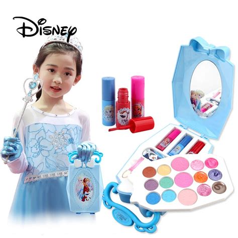 2020 Disney Frozen Child Baby Cosmetics Elsa Anna Princess Makeup Set