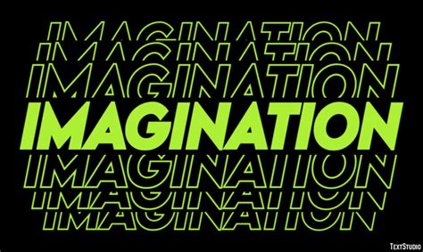 Imagination Text Effect And Logo Design Word