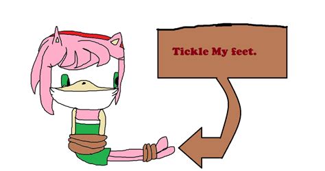 Tickle Amy Rose By Derpyfan888 On Deviantart