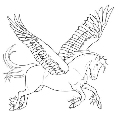 Unicorn Pegasus Coloring Pages At Free Printable