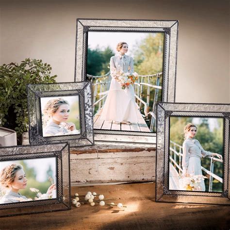 Vintage Wedding Picture Frame 8x10 5x7 4x6 4x4 By J Devlin Wedding Picture Frames Frame